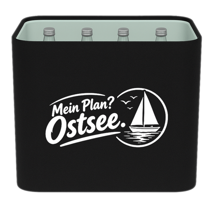 KistenBlende – Mein Plan? Ostsee. – Wasserkiste Glas 12 × 0,75 l