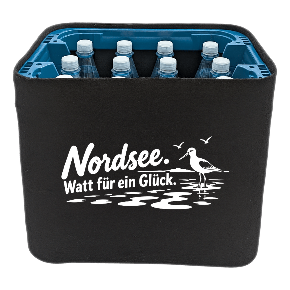 KistenBlende – Nordsee. Watt für ein Glück. – Wasserkiste PET 12 × 1 l