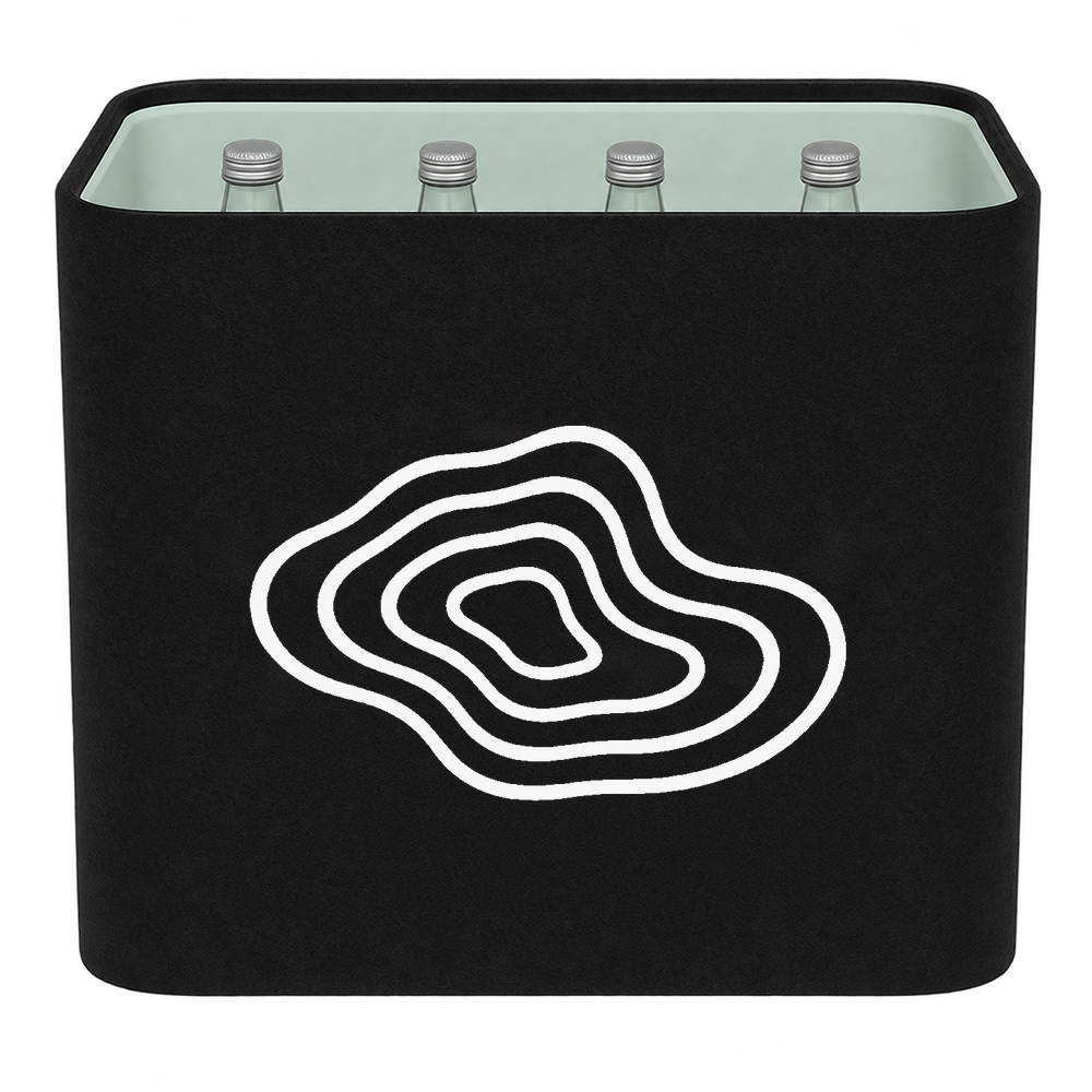 KistenBlende Topografische Insel – WASSER GLAS