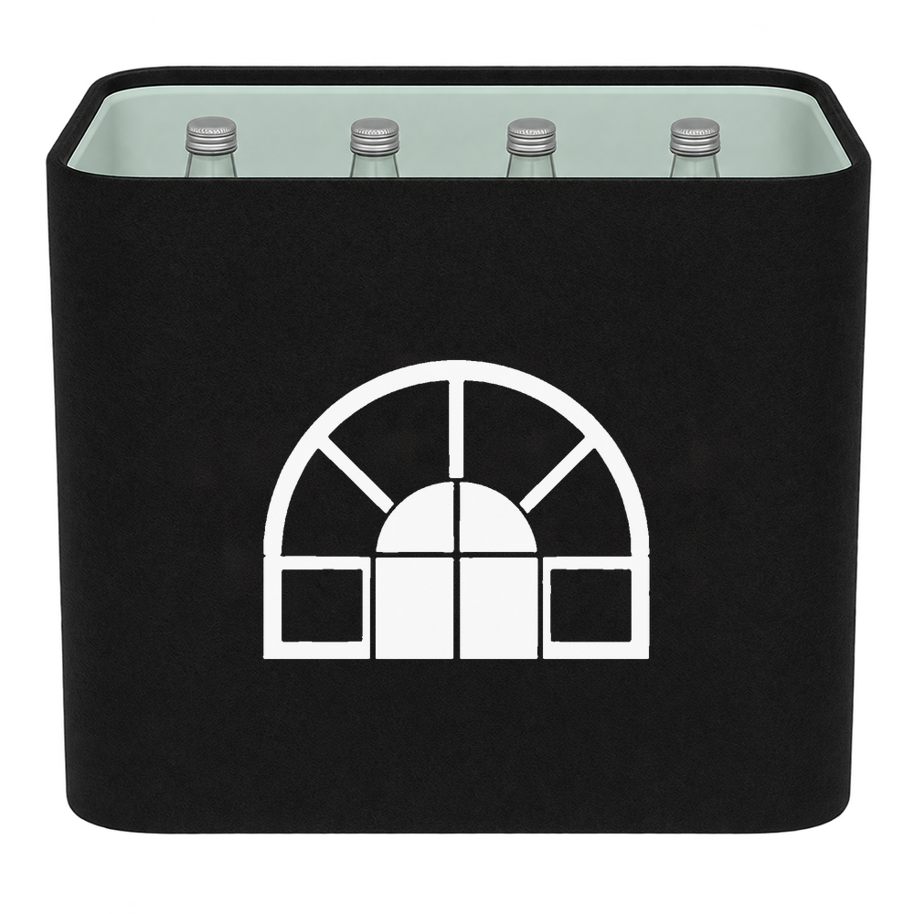 KistenBlende Fenster aus Halbkreisen – WASSER GLAS