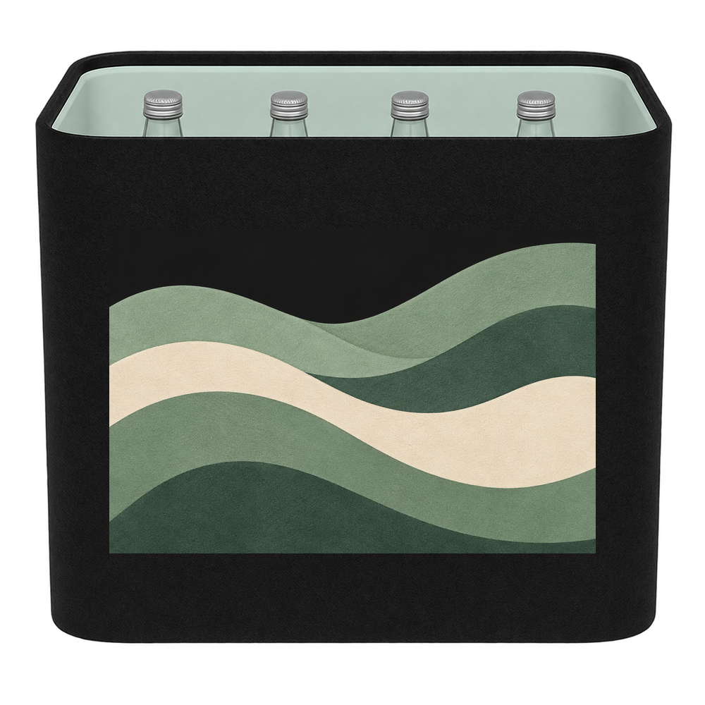 KistenBlende Salbeiwellen – WASSER GLAS