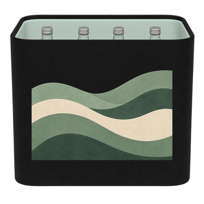 KistenBlende Salbeiwellen – WASSER GLAS