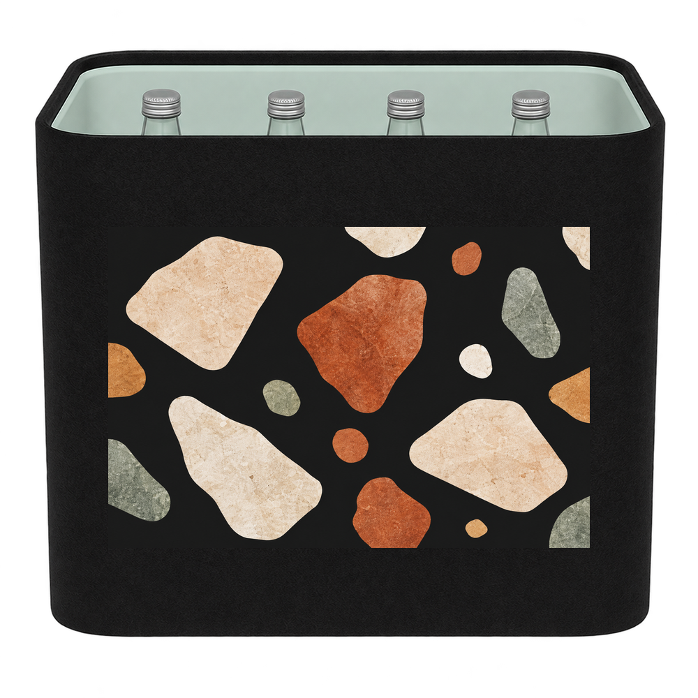 KistenBlende Ruhiges Terrazzo – WASSER GLAS