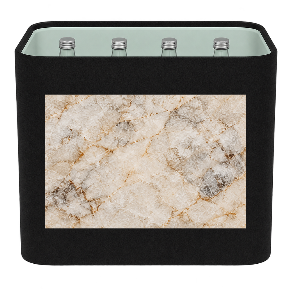 KistenBlende Mineralische Fläche – WASSER GLAS