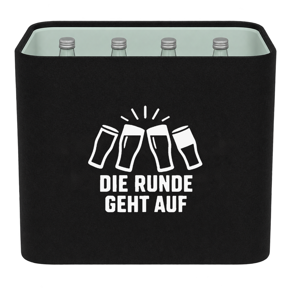 KistenBlende Runde geht auf – WASSER GLAS