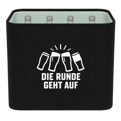 KistenBlende Runde geht auf – WASSER GLAS