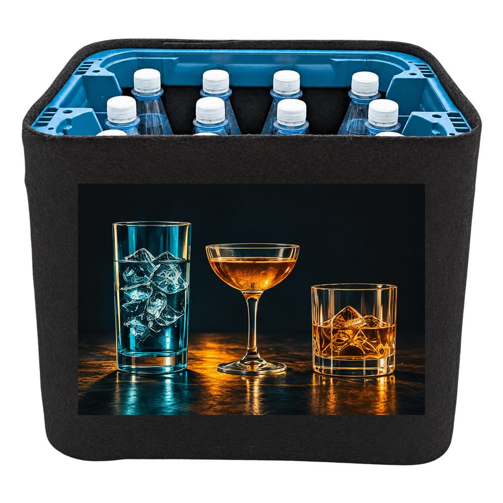 KistenBlende Hausbar bei Nacht – WASSER PET