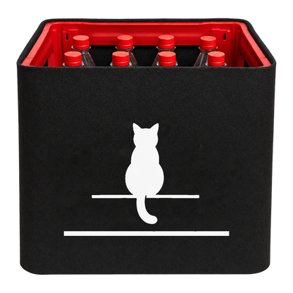 KistenBlende Katze auf Kistenkante – LIMONADE PET