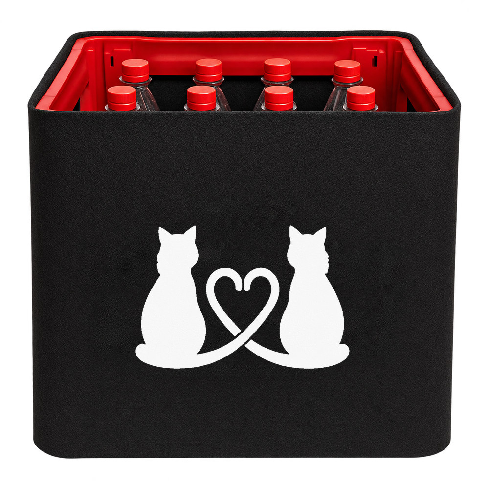 KistenBlende Zwei Katzen ein Herz – LIMONADE PET