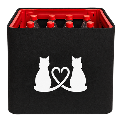 KistenBlende Zwei Katzen ein Herz – LIMONADE PET