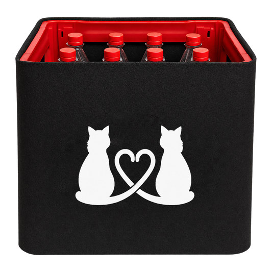 KistenBlende Zwei Katzen ein Herz – LIMONADE PET