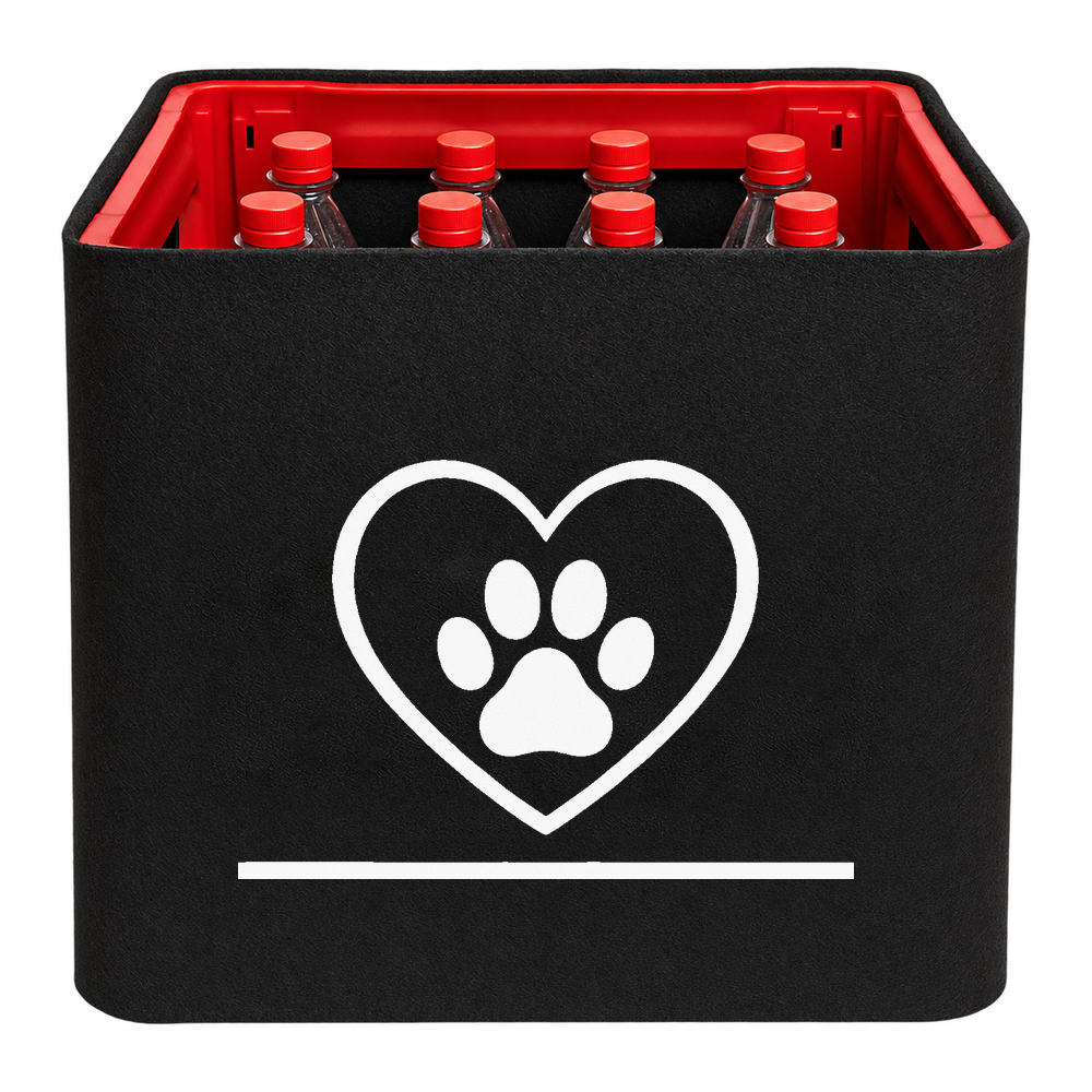 KistenBlende Pfote im Herz – LIMONADE PET