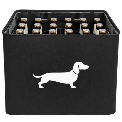 KistenBlende Dackel im Querformat – BIER 24