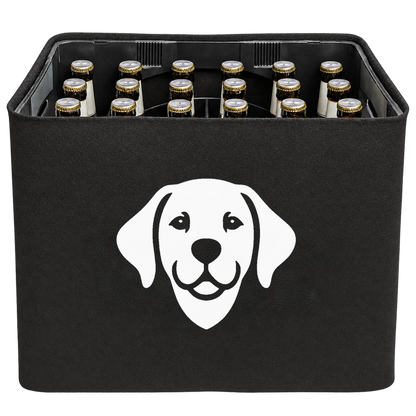 KistenBlende Hundekopf aus Flächen – BIER 24