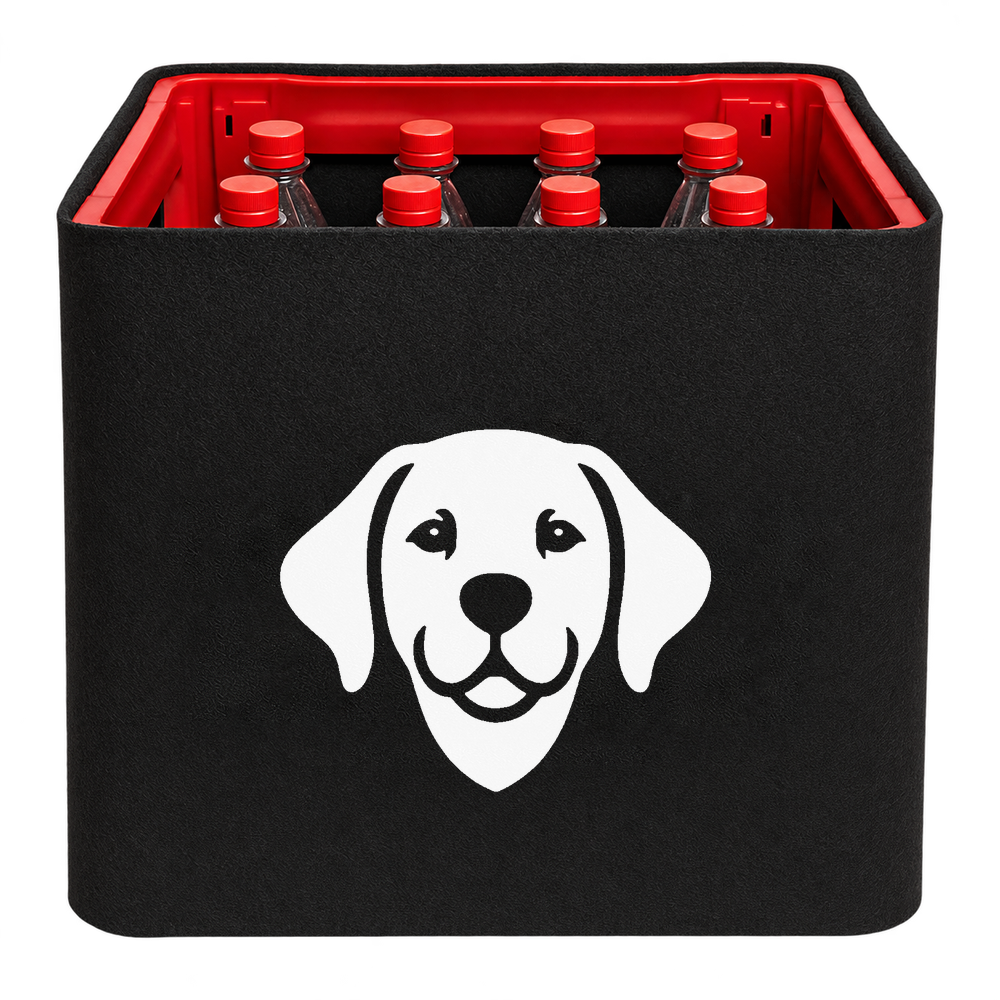 KistenBlende Hundekopf aus Flächen – LIMONADE PET
