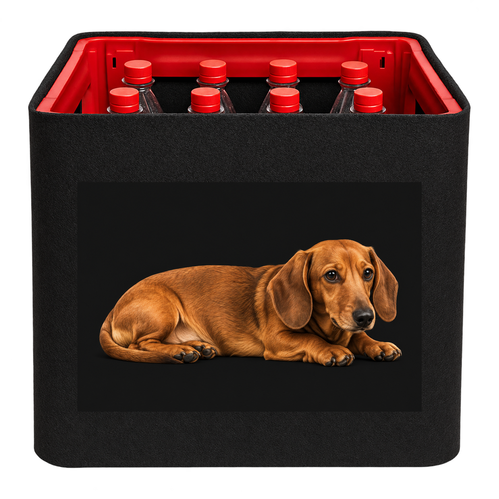 KistenBlende Dackel in der Ruhepause – LIMONADE PET