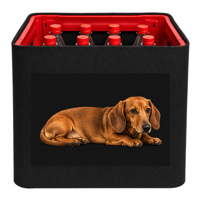 KistenBlende Dackel in der Ruhepause – LIMONADE PET