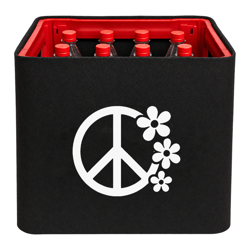 KistenBlende Peace mit Blüten – LIMONADE PET