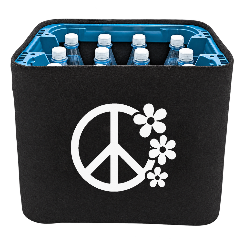 KistenBlende Peace mit Blüten – WASSER PET