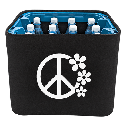 KistenBlende Peace mit Blüten – WASSER PET