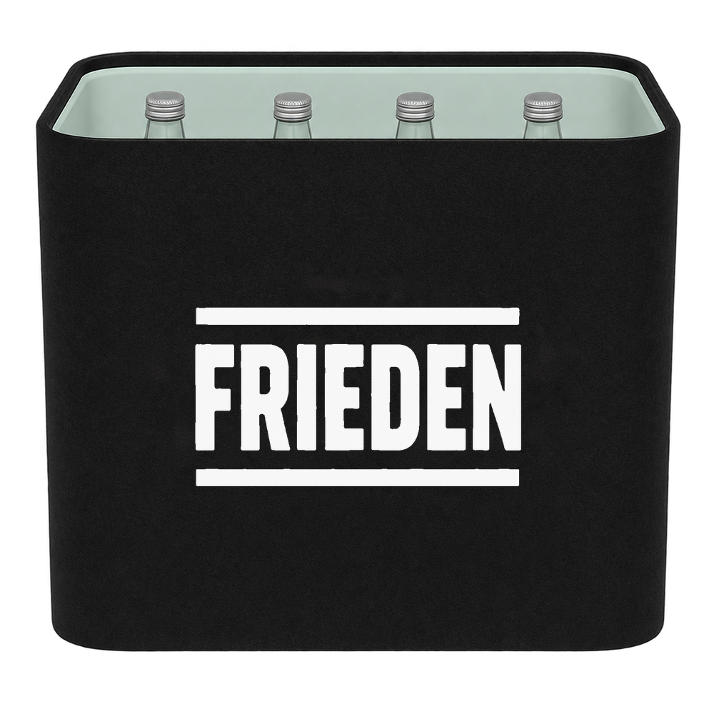 KistenBlende Frieden als Wort – WASSER GLAS
