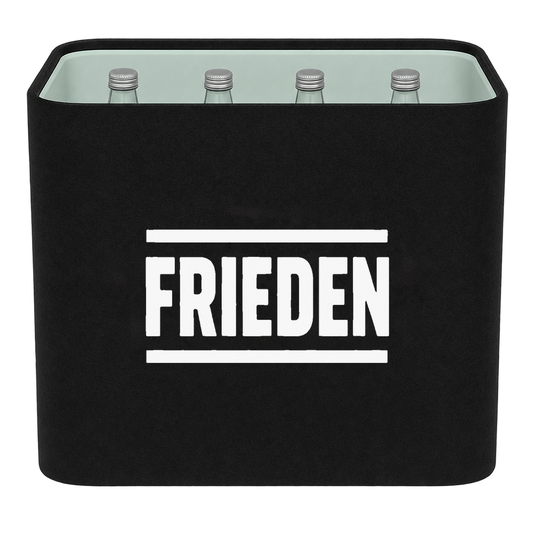 KistenBlende Frieden als Wort – WASSER GLAS