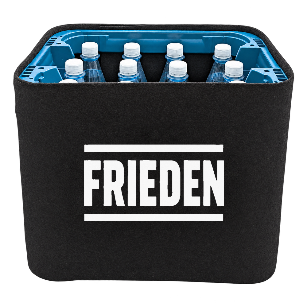 KistenBlende Frieden als Wort – WASSER PET