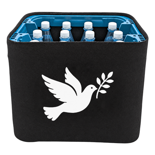 KistenBlende Taube mit Zweig – WASSER PET