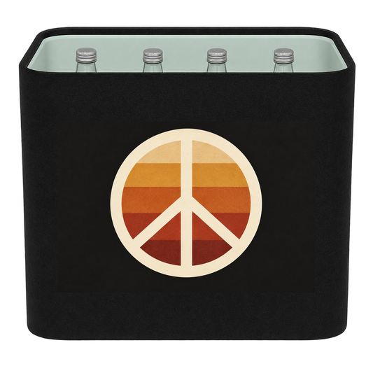 KistenBlende Peace im Sonnenuntergang – WASSER GLAS