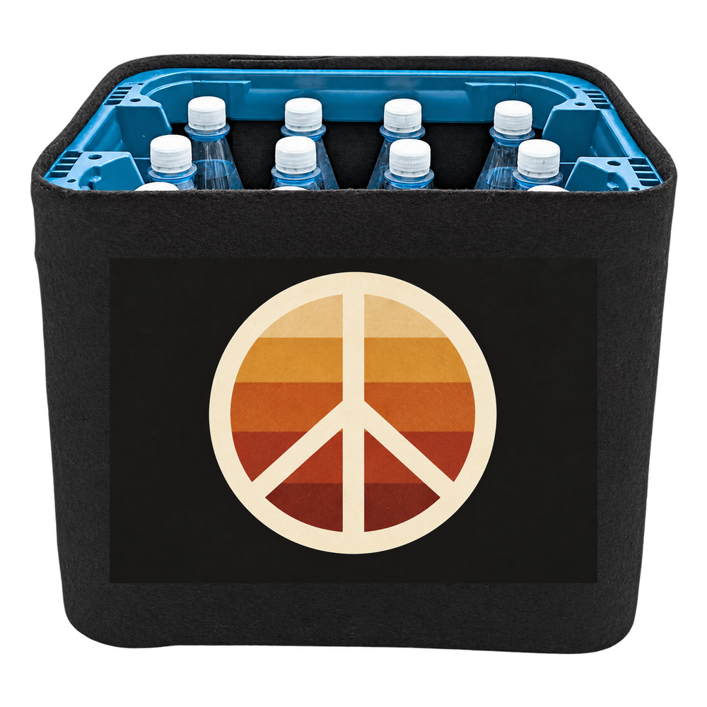 KistenBlende Peace im Sonnenuntergang – WASSER PET