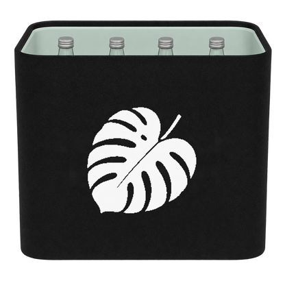 KistenBlende Monstera Blatt – WASSER GLAS