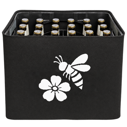 KistenBlende Biene über Blüte – BIER 24