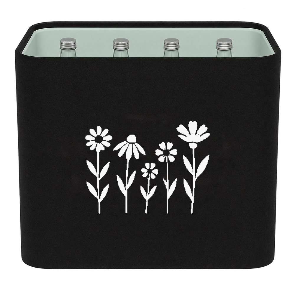 KistenBlende Wildblumenreihe – WASSER GLAS