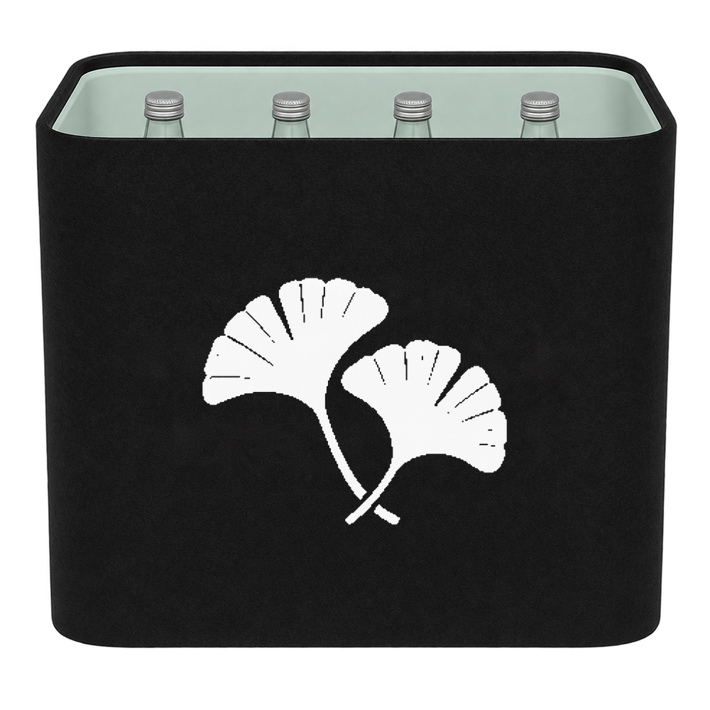 KistenBlende Ginkgo Paar – WASSER GLAS