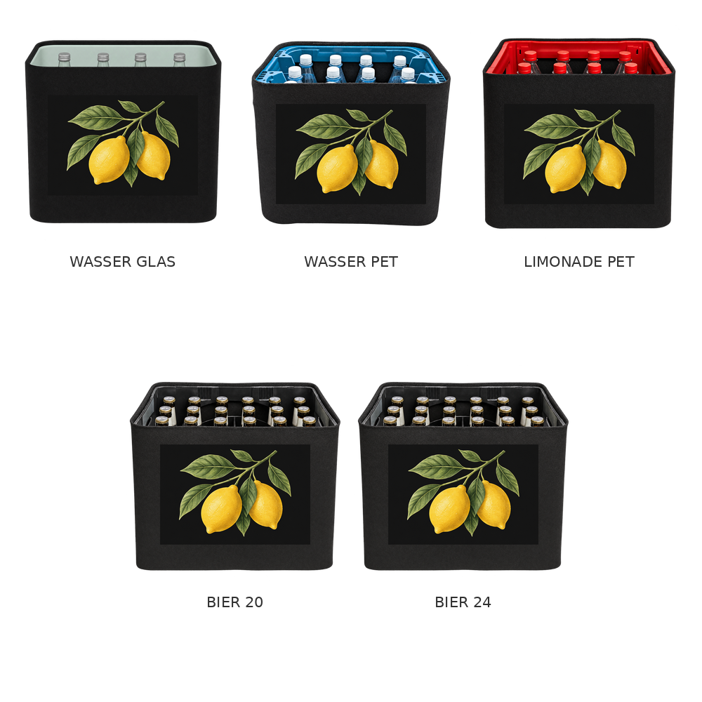 KistenBlende Zitronenzweig – Übersicht der fünf Kistenformate