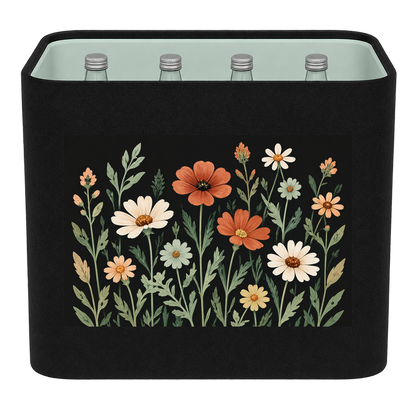 KistenBlende Wildblumen in Farbe – WASSER GLAS