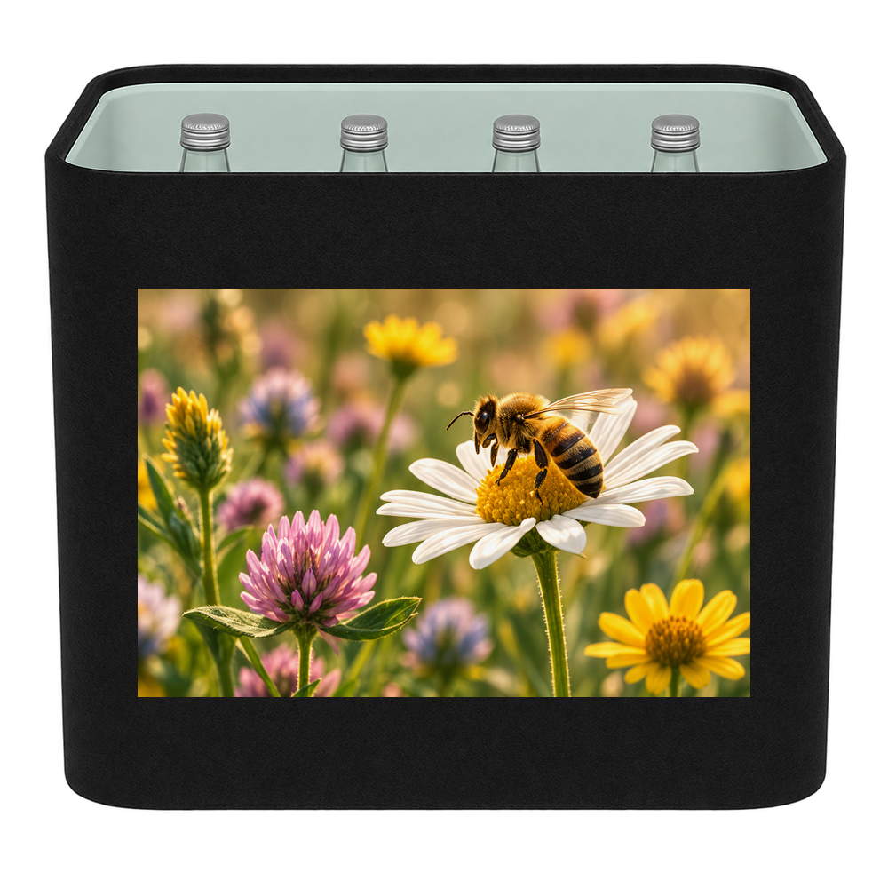 KistenBlende Bienenwiese – WASSER GLAS