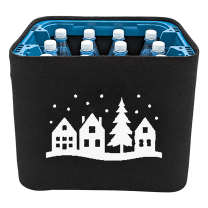 KistenBlende Winterdorf – WASSER PET