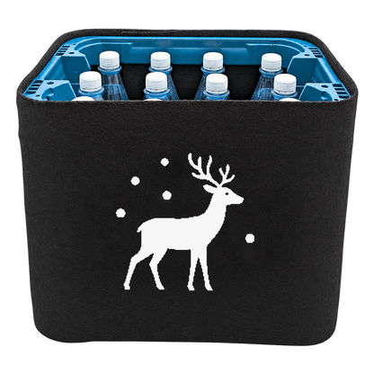 KistenBlende Rentier im Schnee – WASSER PET