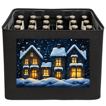 KistenBlende Verschneite Fenster – BIER 24