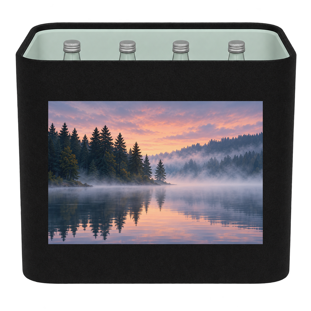 KistenBlende See und Nebel – WASSER GLAS