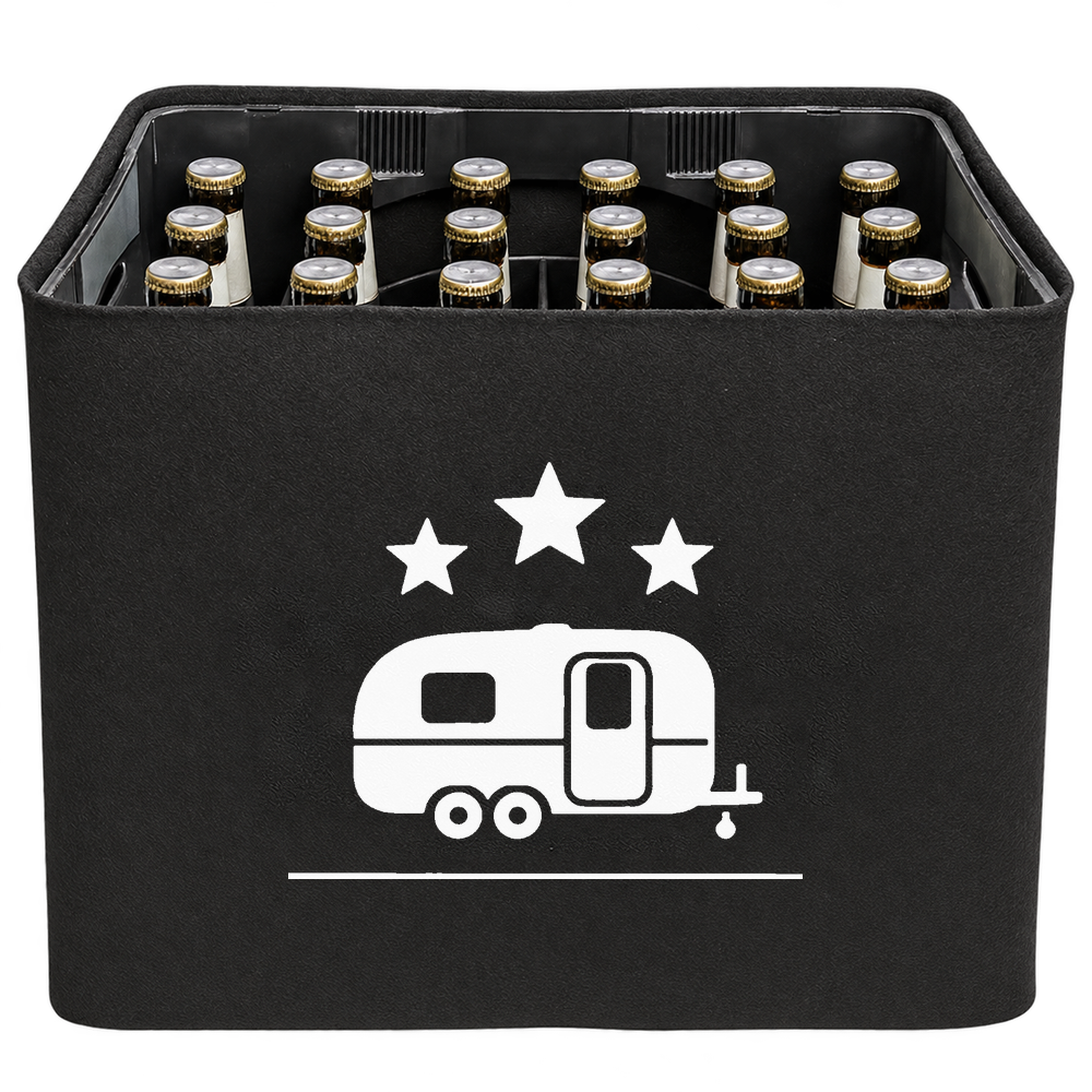 KistenBlende Wohnwagen unter Sternen – BIER 24