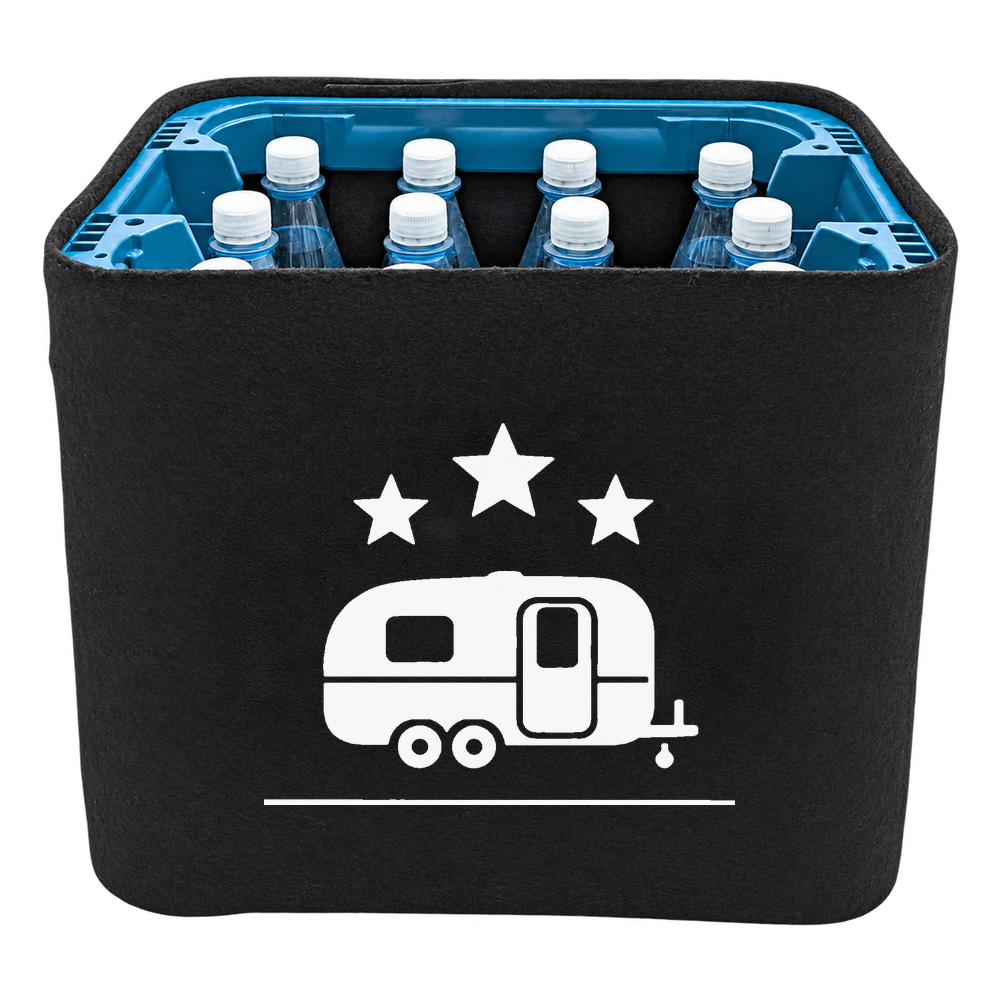 KistenBlende Wohnwagen unter Sternen – WASSER PET