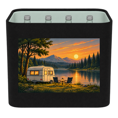 KistenBlende Stellplatz am See – WASSER GLAS