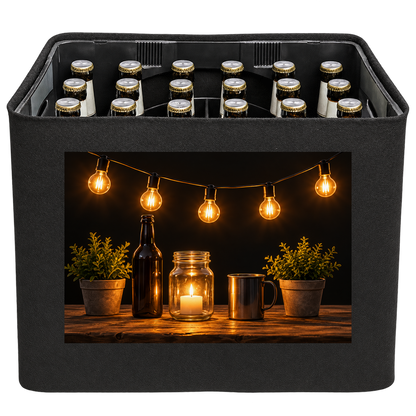KistenBlende Lichterabend im Garten – BIER 24