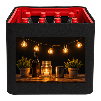 KistenBlende Lichterabend im Garten – LIMONADE PET