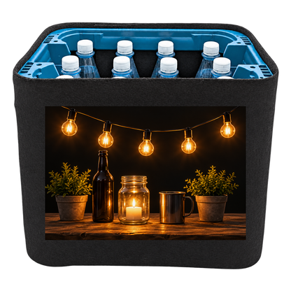 KistenBlende Lichterabend im Garten – WASSER PET