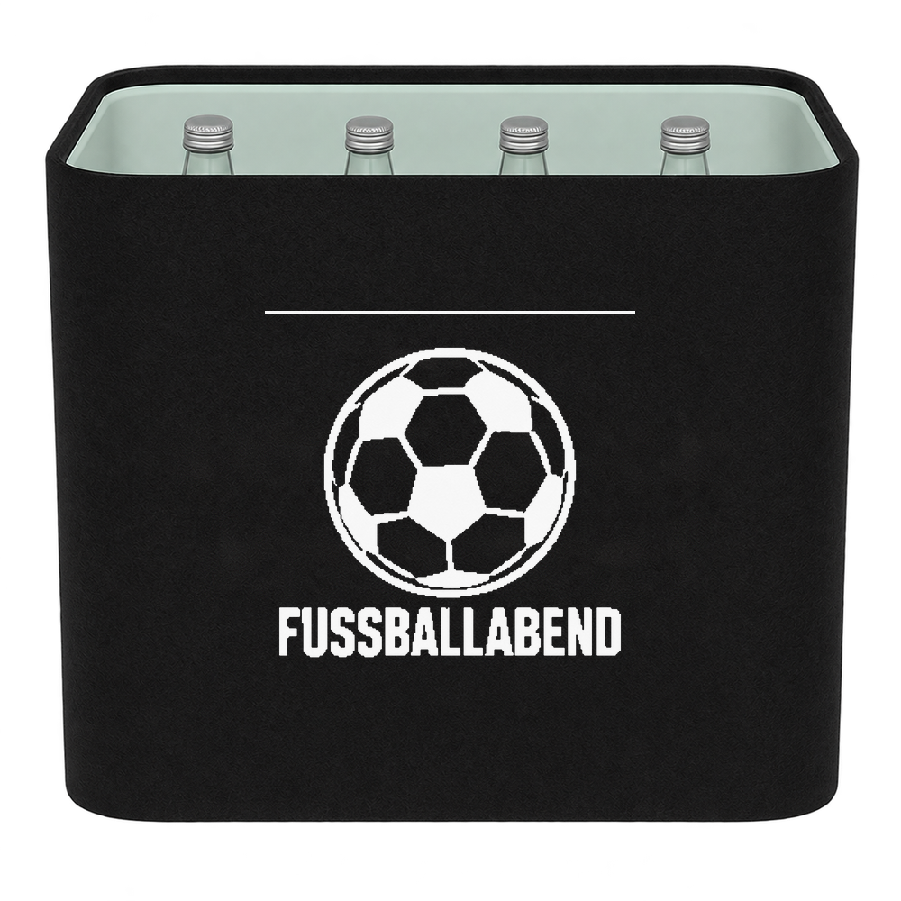 KistenBlende Fußballabend – WASSER GLAS