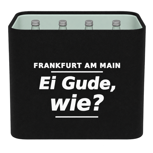 KistenBlende Frankfurt am Main – Ei Gude, wie? – Wasserkiste Glas