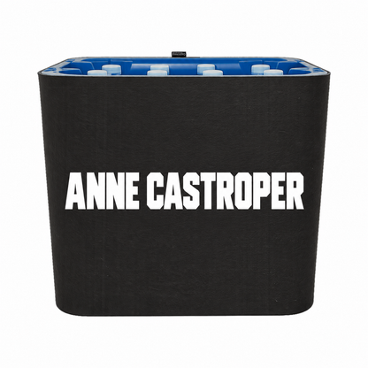 KistenBlende Anne Castroper auf Wasserkiste PET